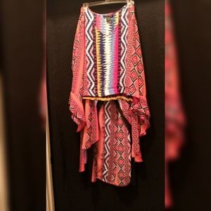 Multicolor pants and top